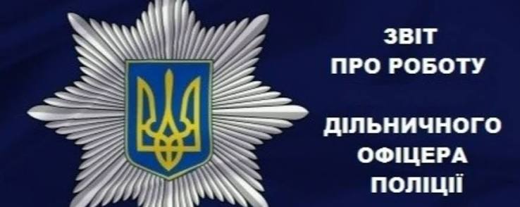 Звіт дільничних офіцерів поліції